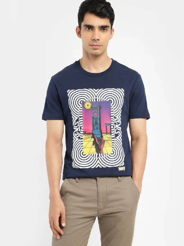 Men's Graphic Print Slim Fit T-shirt