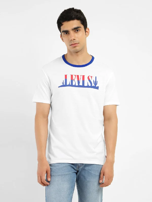 Men's Brand Logo Slim Fit T-shirt