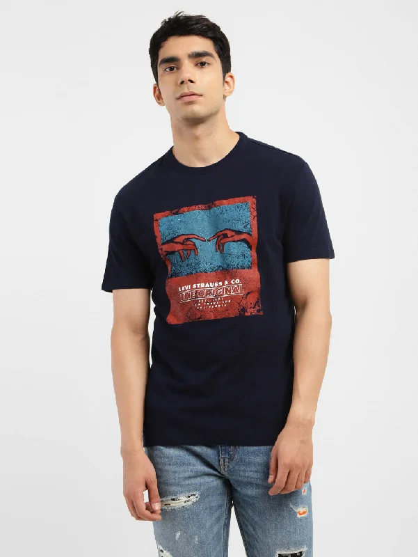 Men's Graphic Print Slim Fit T-shirt