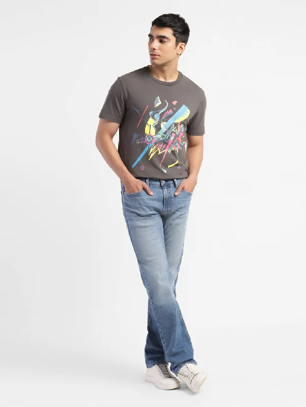 Men's Graphic Print Slim Fit T-shirt