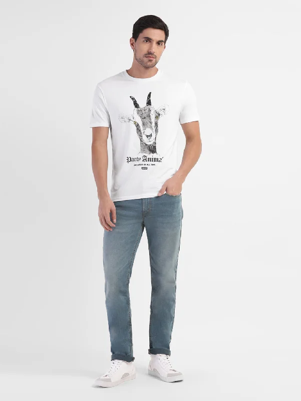 Men's Graphic Print Slim Fit T-shirt