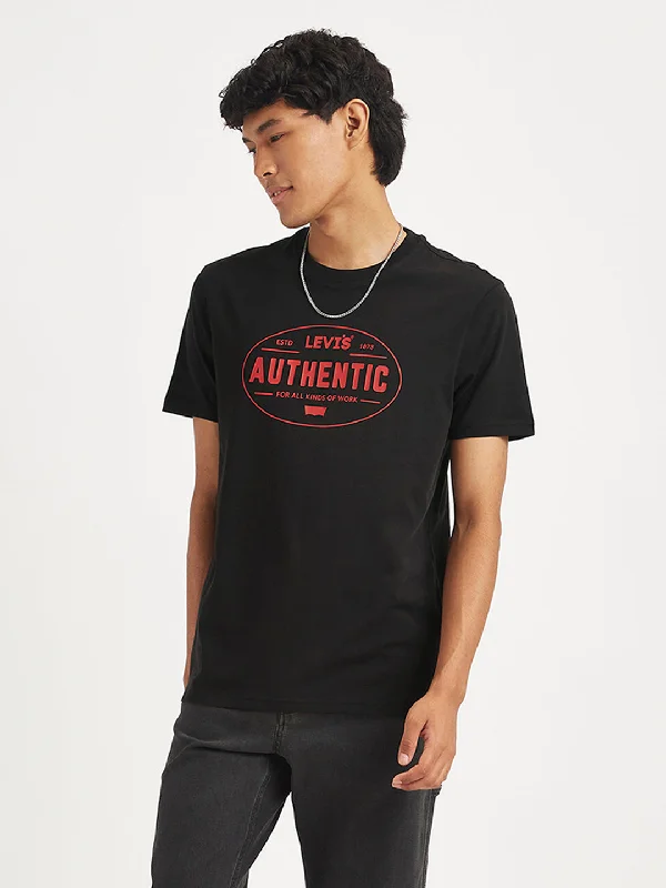 Men's Graphic Print Slim Fit T-shirt