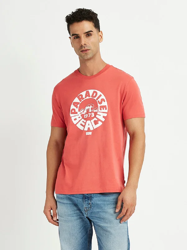 Men's Graphic Print Slim Fit T-Shirt