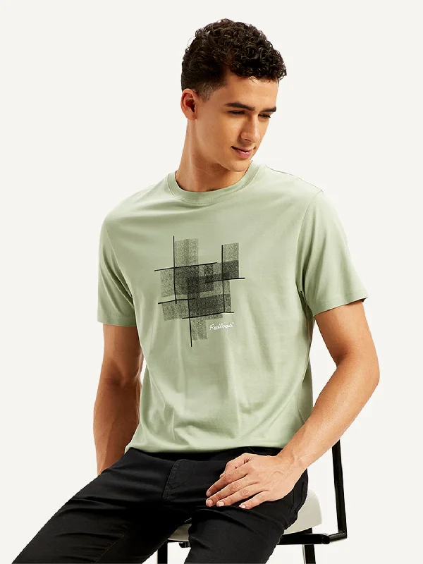 Men's Graphic Print Slim Fit T-shirt