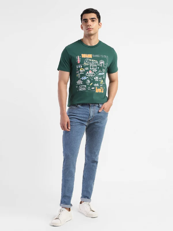 Men's Graphic Print Slim Fit T-shirt