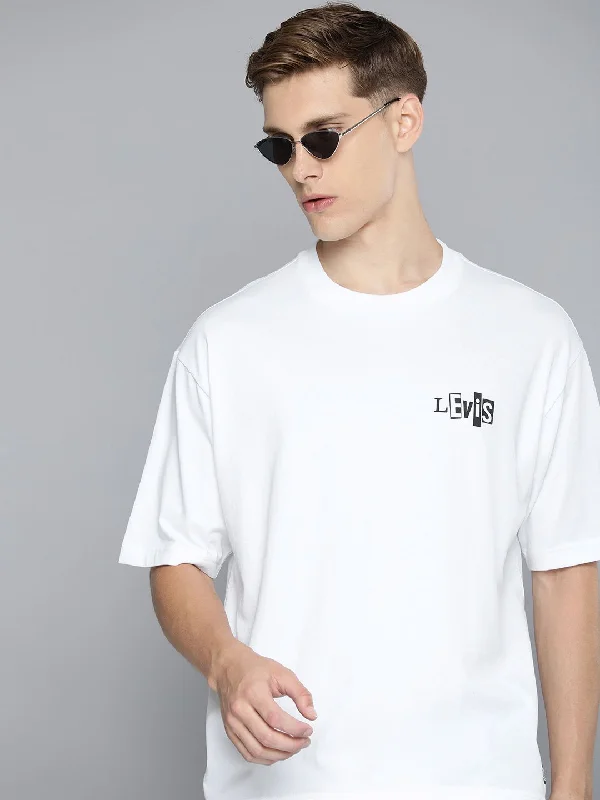 Men's Solid Loose Fit T-shirt