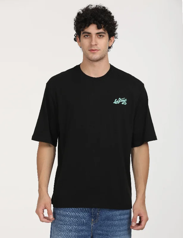 Men's Solid Loose Fit T-Shirt