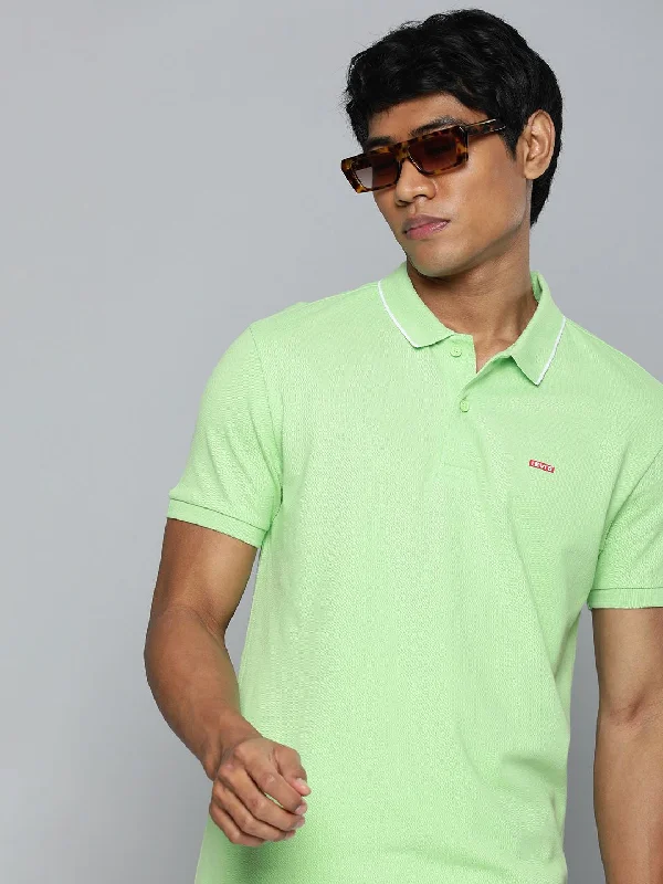 Men's Solid Polo T-shirt