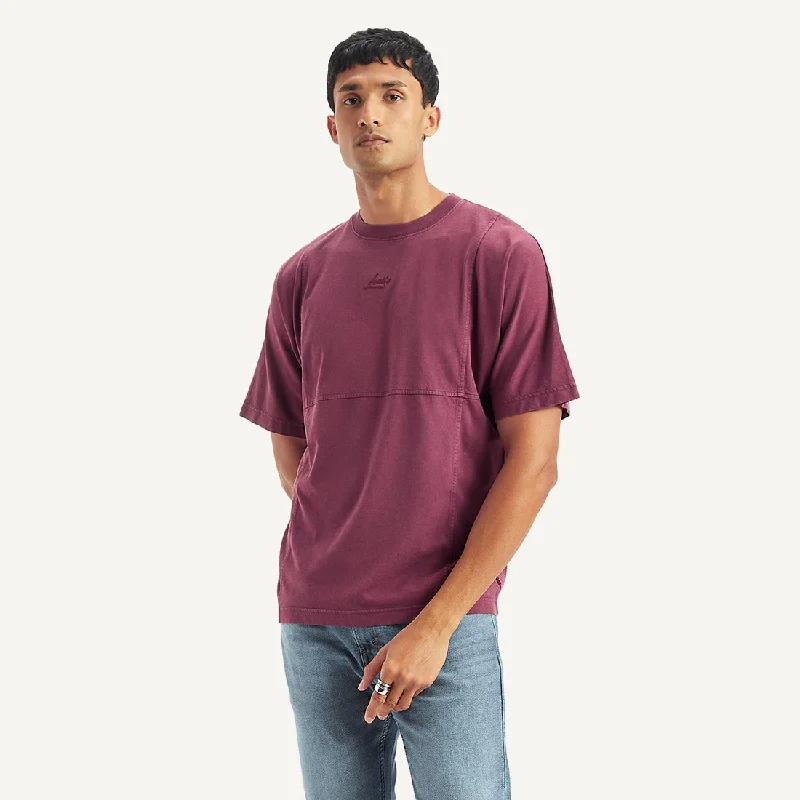 Men's Solid Regular Fit T-shirt