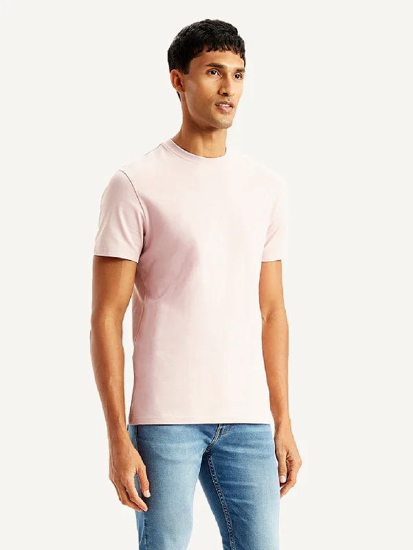 Men's Solid Regular Fit T-Shirt