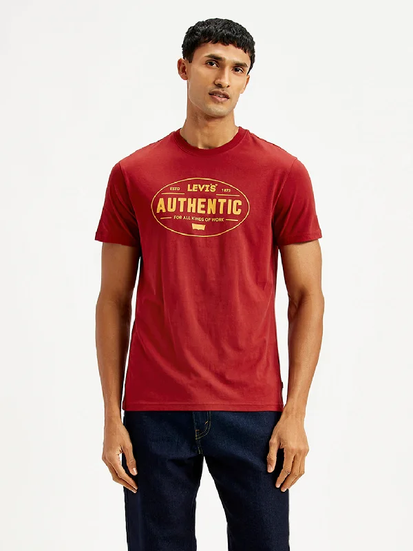 Men's Solid Slim Fit T-shirt