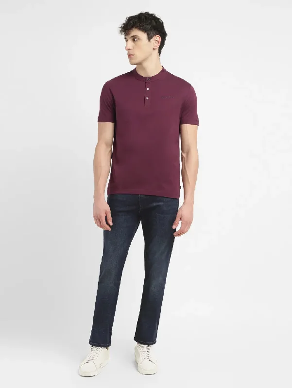 Men's Solid Slim Fit T-shirt