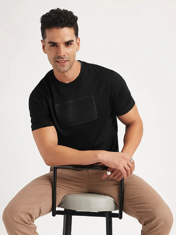 Men's Textured Slim Fit T-Shirt