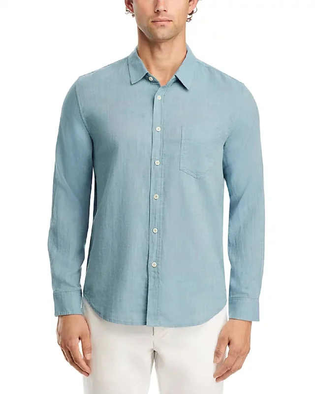 Men's Wyatt Shirt In Sea Green