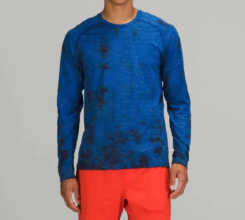 Metal Vent Tech Long Sleeve Shirt 2.0 In Symphony/mineral Blue