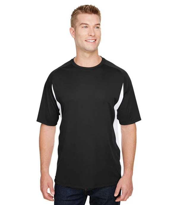 N3181 - A4 Mens Cooling Performance Color Blocked T-Shirt