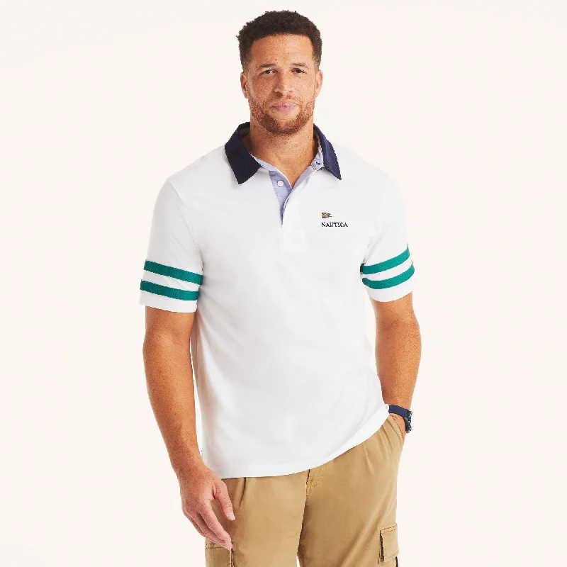 Nautica Mens Big & Tall Classic Fit Rugby Polo