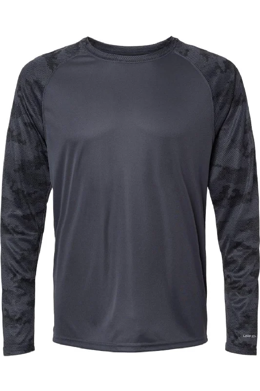 Paragon Cayman Performance Camo Colorblocked Long Sleeve T-Shirt