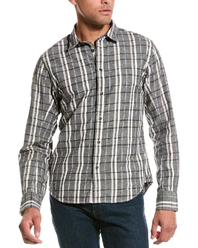 rag & bone Fit 2 Engineered Donegal Plaid Shirt