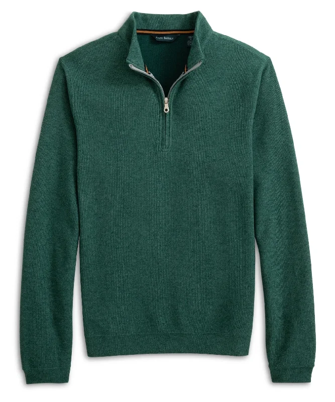 Stretch Heather Performance Fleece, Pine