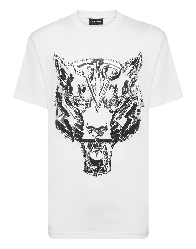 T-shirt Round Neck SS Chrome Tiger