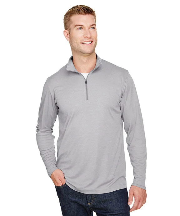 TT31H - Team 365 Mens Zone Sonic Heather Performance Quarter-Zip Shirt