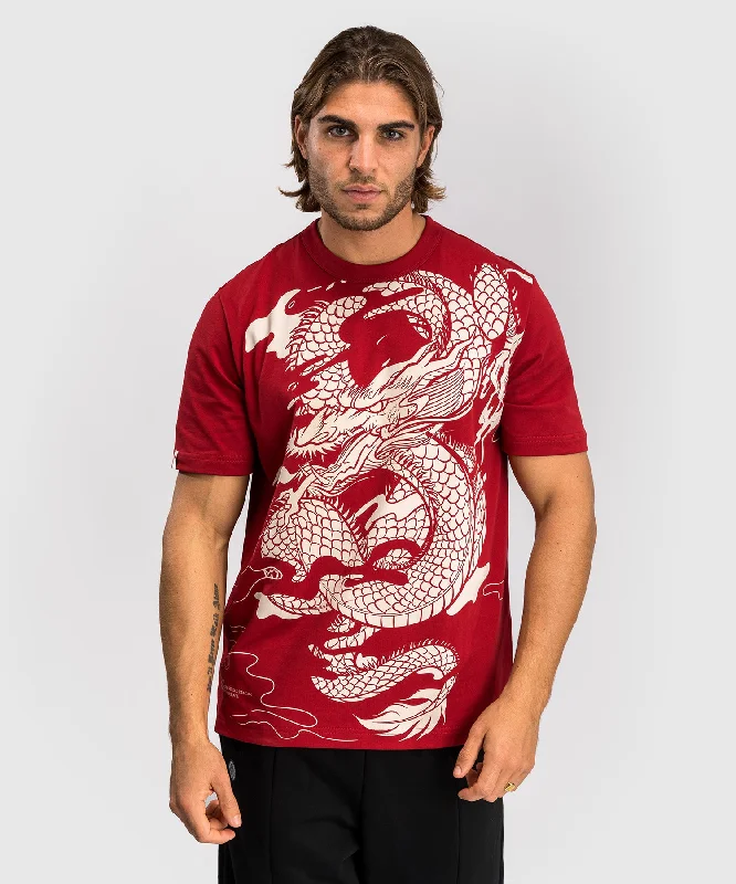 Venum Dragon’s Flight Men’s T-Shirt - Cherry Red/Cream White