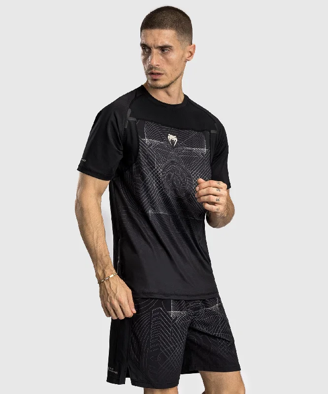 Venum G-Fit Air Men's Dry-Tech T-Shirt - Deep Black/Desert Sand