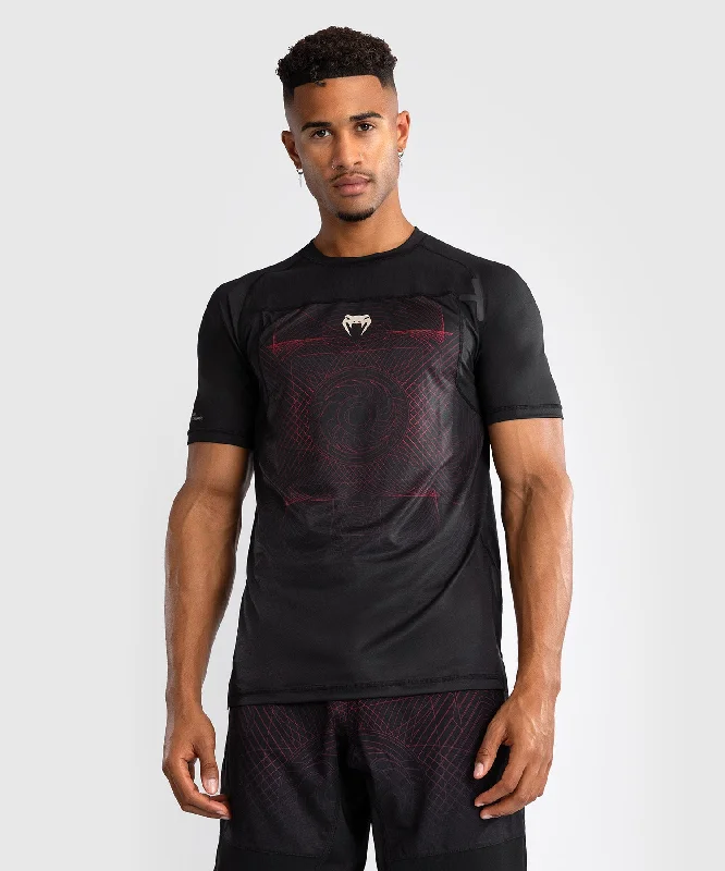 Venum G-Fit Air Men's Dry-Tech T-Shirt - Deep Black / Fire Red