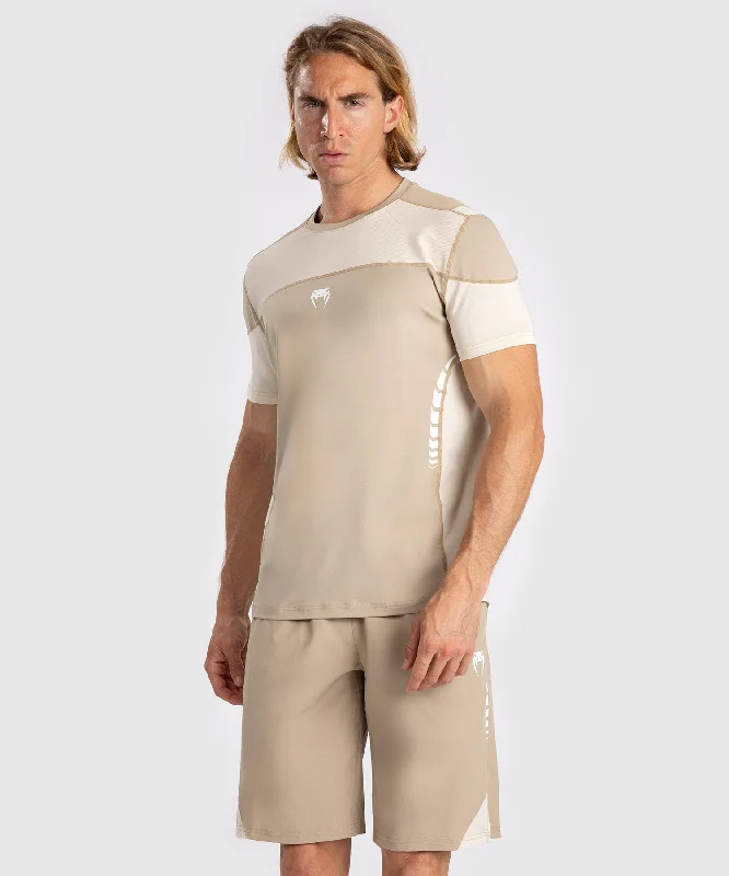 Venum Tempest Men's Dry-Tech T-Shirt - Beige/Sand