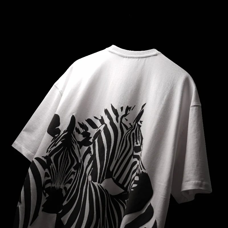 WHITE ZEBRA T-SHIRT